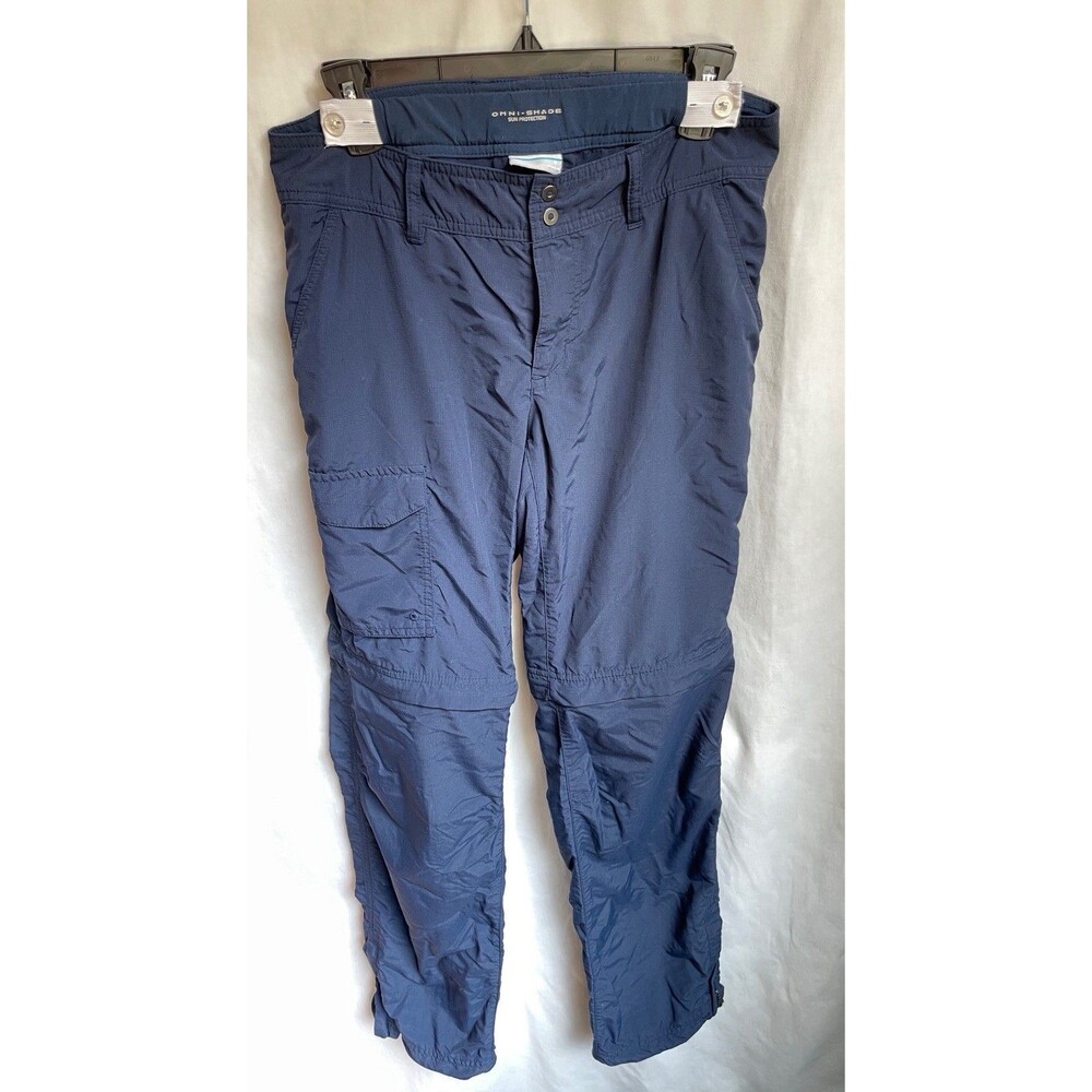 Columbia Omni-Shield PFG Zip-Off Convertible Hiking Pants Shorts Women's 8